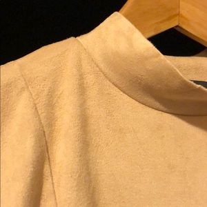 Forever 21 Dresses - Light Tan/Nude Faux Suede Short Dress Forever 21 Dresses - Light Tan/Nude Faux Suede Short Dress